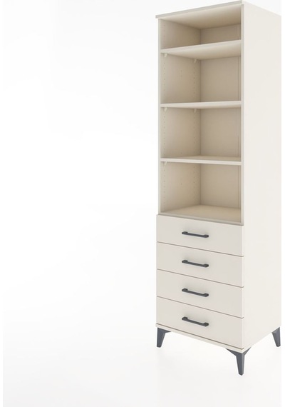 Hyperion Dolap 4 Raflı 4 Çekmeceli 60x44x195 Aytaşı-aytaşı Aytaşı