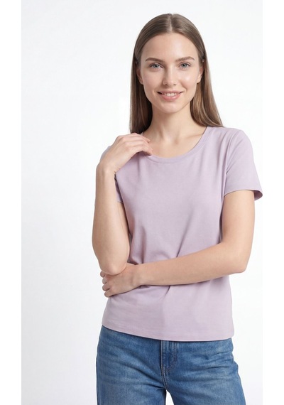 Regular Fit Kadın Tshirt K.kol Lavender