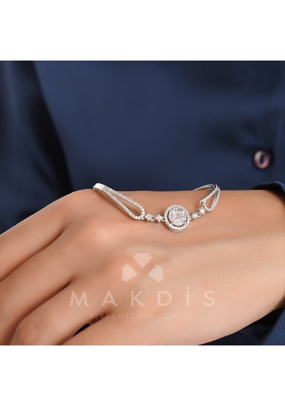 1.15 Karat Pırlanta Kelepçe - Hrd Sertifikalı