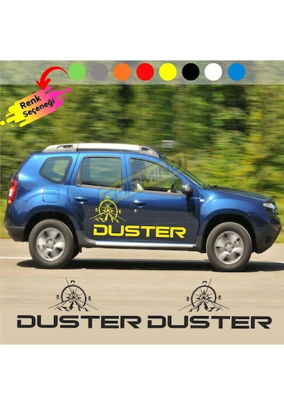 Dacia Duster Pusula Off Road Oto Sticker Set