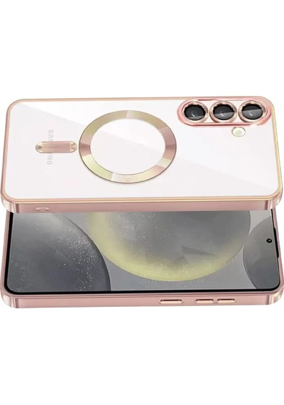 Newface Samsung Uyumlu Galaxy A37 5g Kross Magneticsafe Kapak - Rose Pembe
