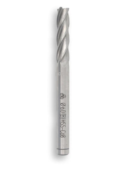 Mte 6 Mm Uzun Parmak Freze Hss-co8 Dın 844/b-n