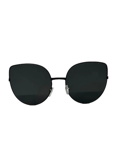 Thentech Erkek Ve Kadınlar İçin Polarize Siyah Cam Oval Unisex Güneş Gözlüğü Dma 20 Siyah