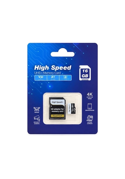 Elba High Speed 16gb A1 V30 U3 Micro Hafıza Kartı Class10