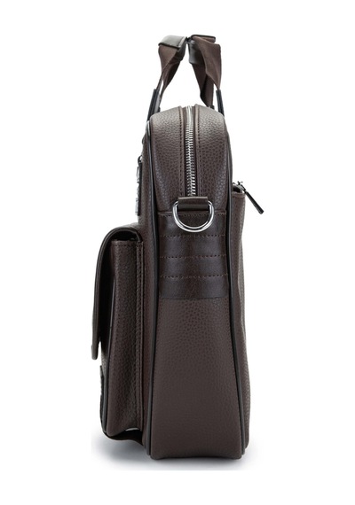 Tamer Tanca Unisex Vegan Kahverengi Evrak Çantası 1012 2005 Erk Canta Y24 Kahve Fltr Kahverengi