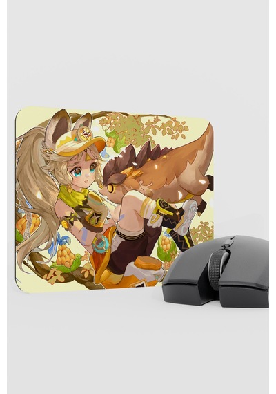 Kachina Genshin Impact Anime Oyuncu V2 - 22x18 Gaming Mouse Pad Fare Altlığı