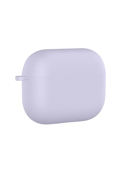 Apple Uyumlu AirPods Pro 3 İle Kılıf Standart Yumuşak Silikon Case Lila