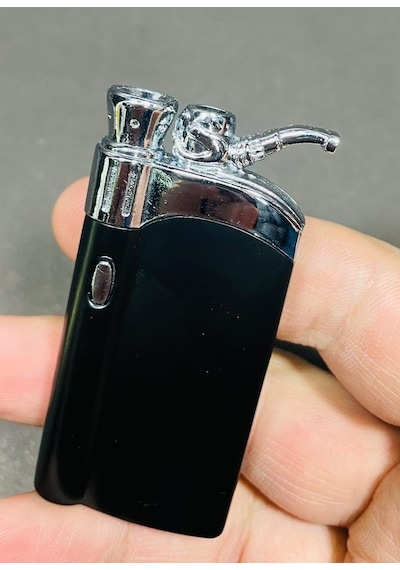 Hunter Metal Kasa Işıklı Pürmüzlü Çakmak