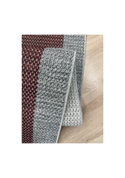 Lüks Sisal Makine Dokuması 8mm Dokuma Tabanlı Mutfak Balkon Halısı Bordo-gri 832426808 Bordo-gri