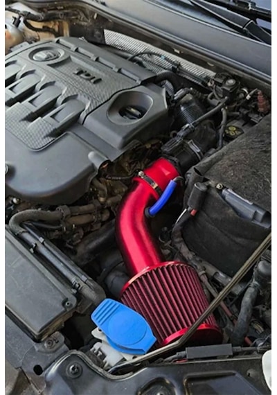 Seat Leon Mk3 1.6-tdi Krom Borulu Spor Açık Hava Filtre Seti-boru Çapı 7,6cm-uzunluk 23cm