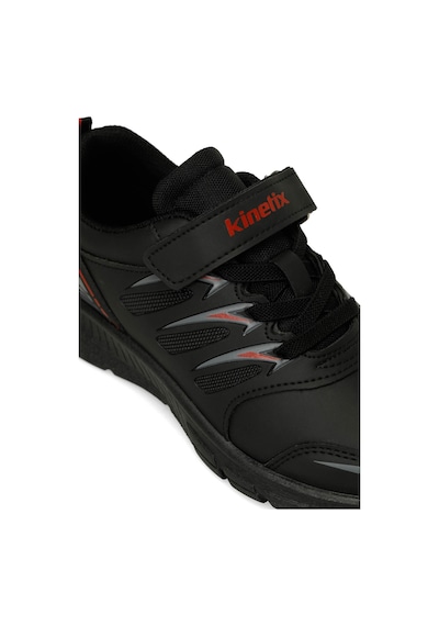 Kinetix Alpha J F Siyah Erkek Çocuk Spor Ayakkabı Siyah-kırmızı