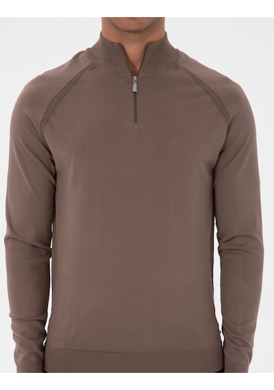 Pierre Cardin Erkek Vizon Kazak /triko 50315752-vr052 Vizon