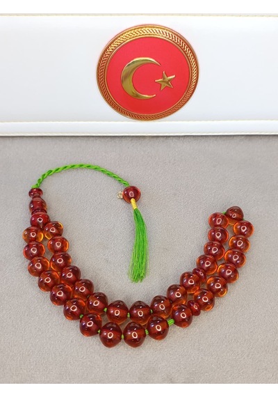 Sıkma Çubuk Kehribar Tesbih Halil Koçak Usta Yapımı