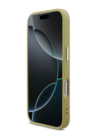 Apple Uyumlu iPhone 17 Pro Kılıf Guess Lisanslı 4g Büyük Metal Logolu Glitter Kapak Gold Gold