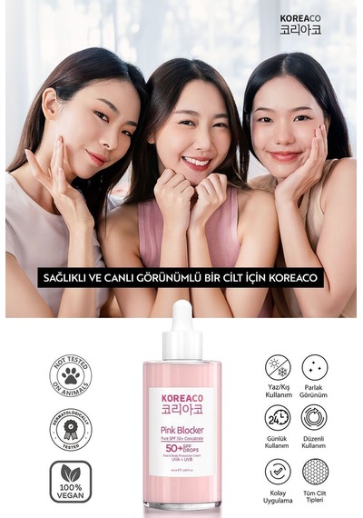 Blocker Pink %100 Spf 50+ Ton Eşitleyici Yüksek Uvb+uva Korumalı Güneş Sütü - 625970785