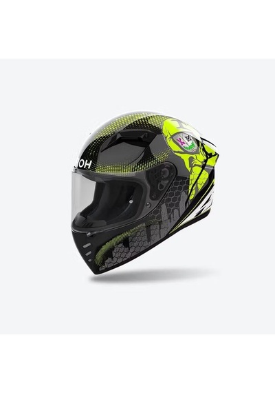 Aıroh Connor Gamer Gloss Kask Siyah Sarı