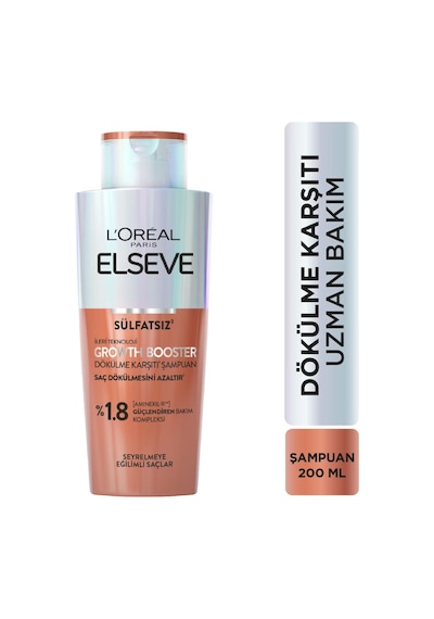 Elseve L'oreal Paris Elseve Growth Booster Dökülme Karşıtı Şampuan 200 Ml