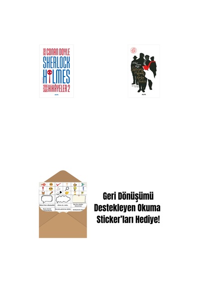 Sherlock Holmes - Bütün Hikayeler 2 + Sherlock Holmes - Korku Vadisi + Okuma Sticker'ları