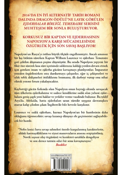 Ejderhalar Birliği - Temeraire Serisi 9. Kitap Naomi Novik