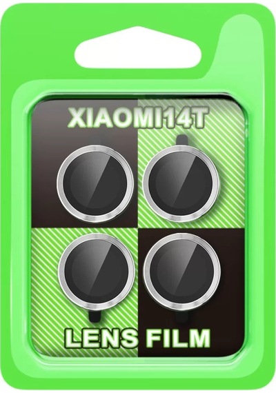 Newface Xiaomi Mi 14t Raze Metal Kamera Lens - Gümüş
