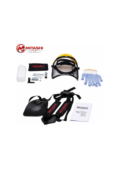 Mitashi Pro Mts52 Euro5 Benzinli Motorlu Yan Tırpan 52cc-2hp - Çim Biçme Makinesi