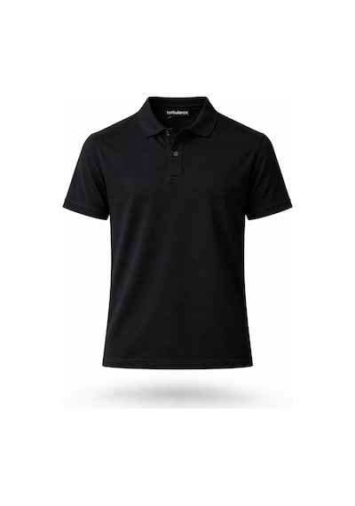 Classics Men Turbulance Polo Yaka Kısa Kol Erkek Tişört 7597 Siyah