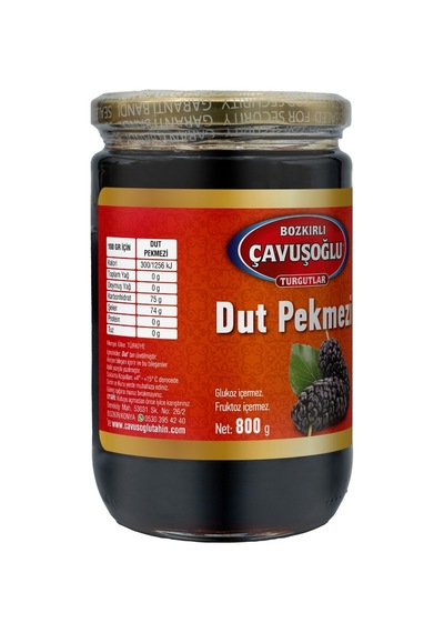 Bozkırlı Çavuşoğlu Dut Pekmezi Cam Kavanoz 800 G