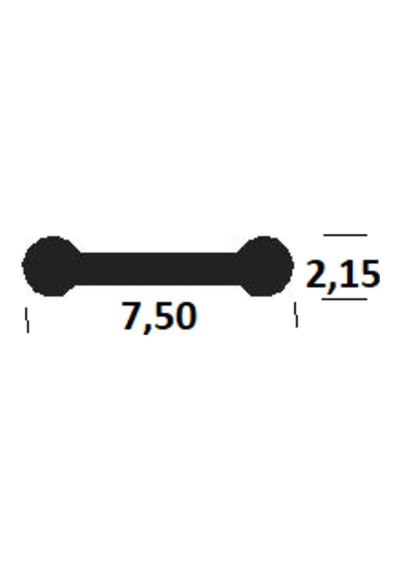 Cnc Tezgah Sıyırıcı Fitil Hareketli Eleman Lastiği Körük Fitili 25 Metre Siyah (473380031)