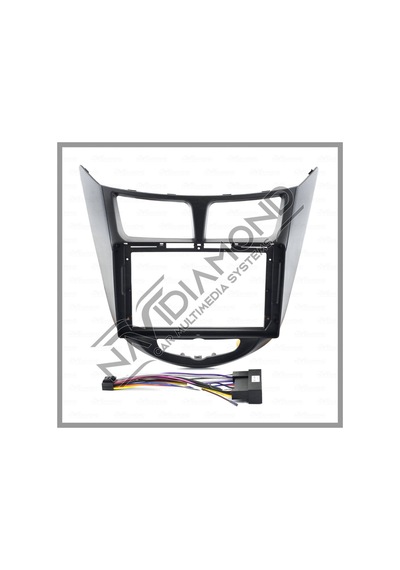 Navıdıamond Hyundai Blue Dark Grey Android Teyp X Elktrnkçerçeve 9 Inch - Soket