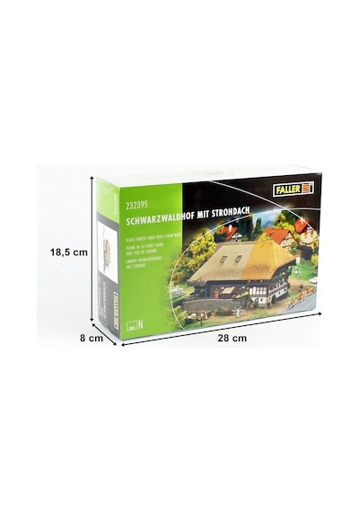 1/87 Hasır Çatılı Kara Orman Çiftlik Evi Maketi, Faller 232395
