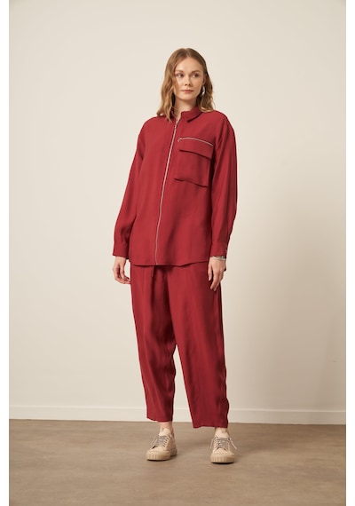 Ftz Women Kadın Modal Takım Bordo 31036 Bordo