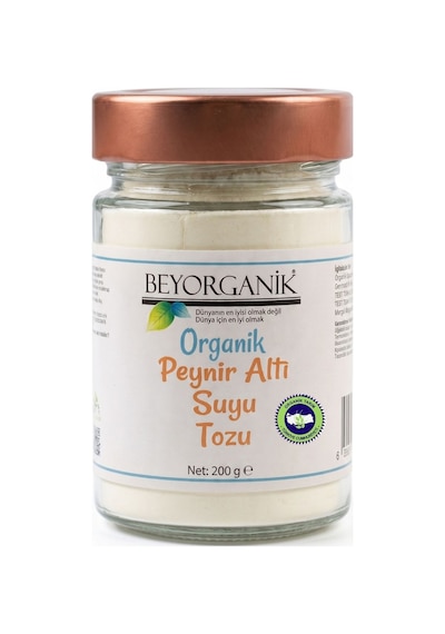 Beyorganik Pestisit Analizli Organik Peynir Altı Suyu Tozu 200 G