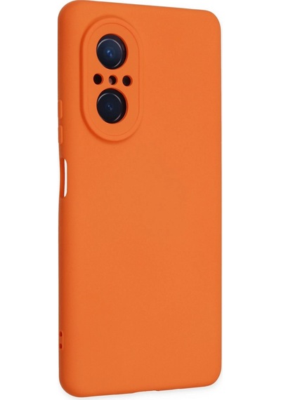Uryport Huawei Nova 9 Se Kılıf Nano İçi Kadife Silikon - Turuncu