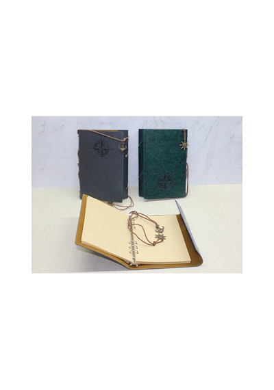 10 Adet Deri Defter 25 Cm Ölçü, Not Defteri Ve Günlük, Journal Notebook Taşınabilir Not Alma İçin 1