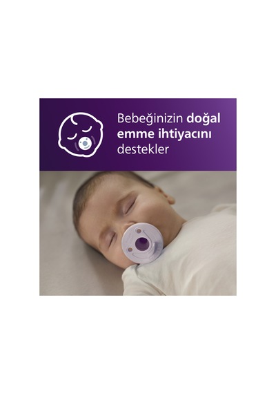 Soothie Emzik, Ortadontik, %100 Silikon, 0-3 Ay, Kız, Scf191/20