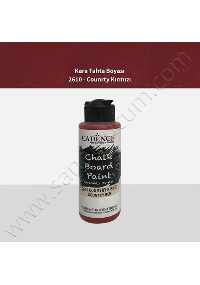 Cadence Chalkboard Paint Kara Tahta Boyası 120 Ml. 2610 C.Kırmızı