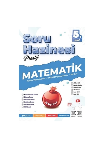 Nartest 5. Sınıf Prestij Matematik Soru Hazinesi