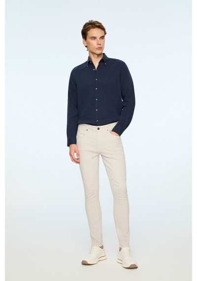 Morven Erkek Taş Denim 5 Cep Slim Fit Jean Kot Pantolon 26ms003032870 Taş