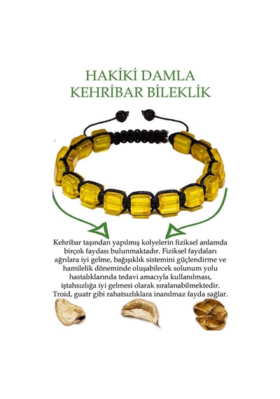Üretici Sertifikalı Küp Kesim Şeffaf Doğal Damla Kehribar Bilekli Çok Renkli