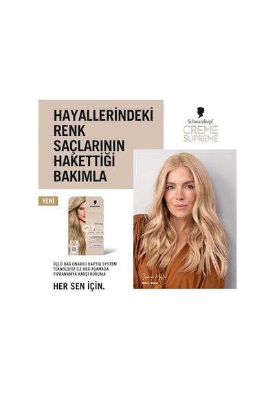 Schwarzkopf Creme Supreme Kit Boya 7-7 Sıcak Bakır