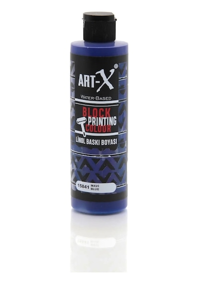 Art-x Su Bazlı Linol Baskı Boyası 240 Ml Mavi 15841 Standart