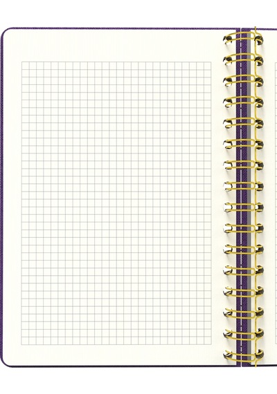 Melimelek Kareli Defter Mor Bez Ciltli - Ceyda Düvenci Mor