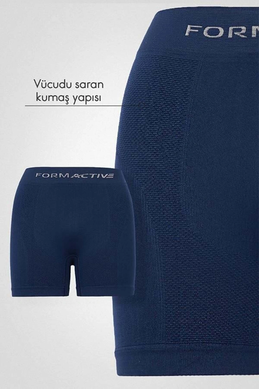 Tezzgelsin Erkek Dikişsiz/seamless Nefes Alabilen Boxer Lacivert
