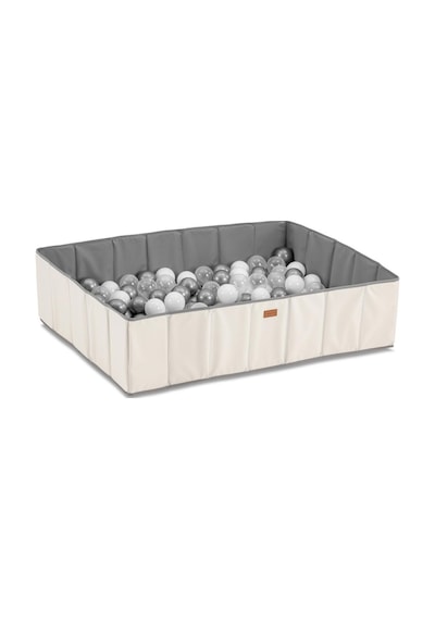 Katlanır Dikdörtgen 105x75 Cm Top Havuzu 150 Toplu, Ekru