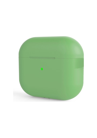Apple Uyumlu AirPods Pro 2 Standart Silikon Kılıf Açık Yeşil