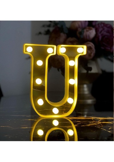 3d Işıklı Led Harf Dekoratif Büyük Boy Aydınlatma Çok Renkli