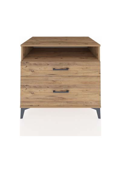 Kronos Şifonyer Tek Raflı 2 Çekmeceli 88x59x80 Çam-çam Çam