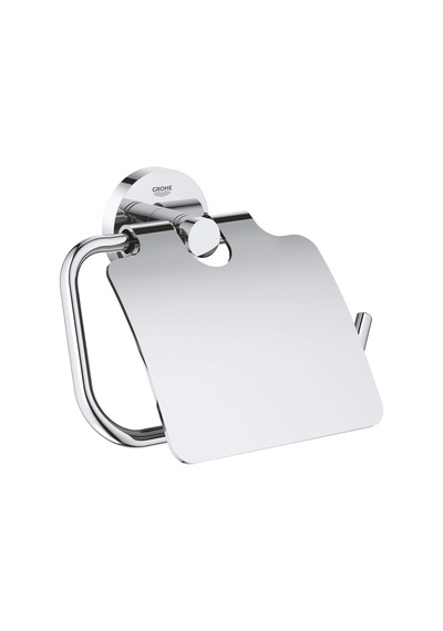 Grohe Essentials Tuvalet Kağıtlığı Kapaklı, Beyaz Diğer