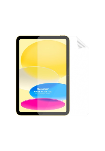 Microsonic Apple Uyumlu iPad 11.nesil 2025 A3354-a3355 Paper Feel Kağıt Dokulu Mat Ekran Koruyucu