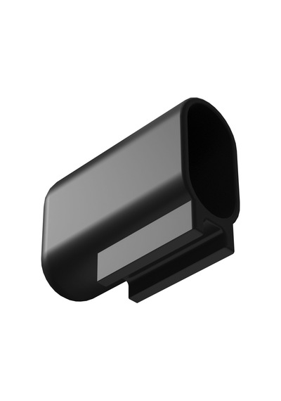 Cateksss 25x50 Mm Elips İki Ayaklı Izgara Pabuç Siyah - 32 Li Paket